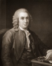 Carl Linnaeus, or Carl von Linné, 1707-1778, a Swedish botanist, physician, and zoologist, Carl von