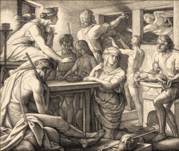 The Passover and Death of the Firstborn, Old Testament, by Julius Schnorr von Carolsfeld, 1860