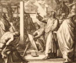 Solomon Plans Construction of the Temple, Old Testament, by Julius Schnorr von Carolsfeld