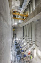 Oberhausen, Ruhr area, North Rhine-Westphalia, Germany - Emscher conversion, new Emscher AKE sewer,