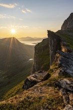 Kjerna rock pulpit, Tysfjord, Ofoten, Nordland, Norway