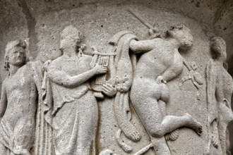 Greek mythology, old Greek vase relief