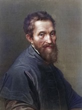 Michelangelo Buonarrotti, 1475-1564, Italian painter of the High Renaissance, sculptor, architect