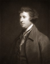 Edmund Burke, 1729 - 1797, a British writer, political philosopher and politician during the Age of
