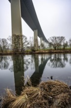 The Mintarder Ruhr Valley Bridge, A52 motorway bridge between Essen and Düsseldorf, longest steel
