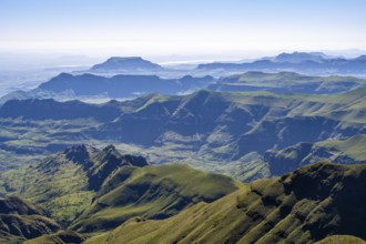 Landscape with impressive mountains, Drakensberg, KwaZulu-Natal, South Africa