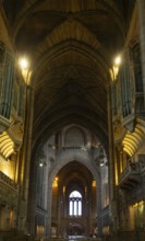 Interior of Anglican Cathedral Church of Christ in Liverpool, Liverpool cathedral, Liverpool,