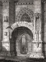 Rosslyn Chapel, Roslin, Midlothian, Scotland, 19th century, Views in Edinburgh by J. & H. S. Storer