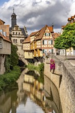 Malerwinkelhaus and Main Gate in Marktbreit, Lower Franconia, Bavaria, Germany