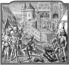 The marriage of Mary or Maria, 1371-1395, Queen regnant of Hungary and Croatia to Sigismund of