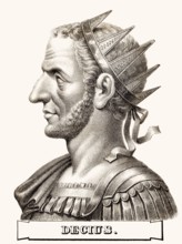 Trajan Decius, ca. 201-251, römischer Kaiser