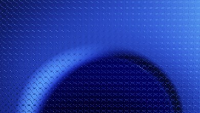 This abstract design showcases a 3D structure in shades of blue, perfect for creating a tech-savvy