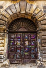 Details of the old town lanes, Krakow, Poland