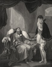 Heinrich IV., tadelnder Prinz Heinrich, Szene aus König Heinrich IV. Teil 2, Akt 4, Szene 5, ein