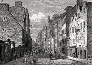 The Canongate, Edinburgh, Scotland, 18th century