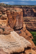 Rock formation in Chelly Canyon National Park, Arizona, USA