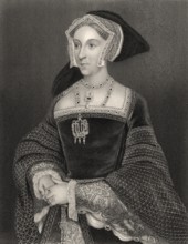 Jane Seymour, c. 1508-1537, Queen of England from 1536 to 1537 as the third wife of King Henry VIII