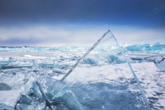 Russia, Siberia. Situated in south-east Siberia, the 3.15-million-ha Lake Baikal is the oldest (25