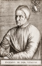 Pope Eugene IV, 1383 – 23 February 1447, was Pope from 3 March 1431 to his death