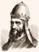 Pope Urban III, born Uberto Crivelli, reigned from 25 November 1185 to his death in 1187