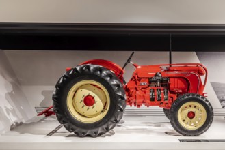 Porsche Museum Stuttgart. Porsche Diesel Super L 318 model from 1960. The automotive museum of Dr.