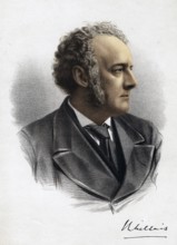 John Everett Millais (1829-1896), British Pre-Raphaelite painter, ca. 1880. Founding member of the