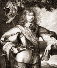 Carl Gustaf Wrangel, 1613 - 1676, a Swedish noble, statesman and military commander in the Thirty