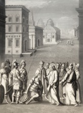 Healing the centurion's servant, Miracle of Jesus, 1853, digitally restored