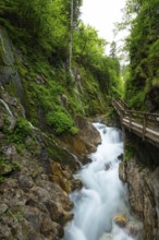 Magical Wimbach Gorge in Ramsau in Berchtesgadener Land