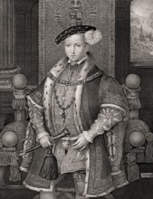 Edward VI, 1537-1553, King of England and Ireland