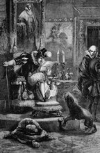 The Spanish ambassador and King James I, 1623, during the planned (unsuccessful) Spanish marriage