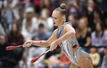 Melissa Diete GER with handheld club rhythmic gymnastics, RSG Turnen Schmiden International 2026,