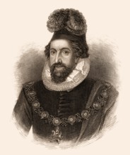 Admiral Thomas Howard, 1. Graf von Suffolk, 1561-1626, ein englischer Adliger