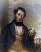 Richard Cobden (1804-1865) the apostle of free trade . English politician, economist and potash