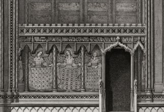 St Stephen's Chapel, old Palace of Westminster, London, England, United Kingdom
