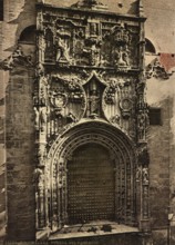 Puerta del Sagracio, Madrid, Spain, c. 1890, Historic, digitally restored reproduction from a 19th