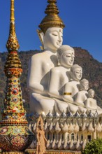 Five-headed Buddha statue, Wat Phra That Sorn Kaew Buddhist temple complex, Phetchabun province,