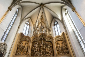 Interior view, St. Stephen's Cathedral, Breisach am Rhein, Kaiserstuhl, Breisgau,