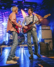 Keith Murray (singer and guitarist) and Chris Cain (bassist) from We are Scientists live on Europe