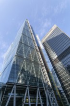 Leadenhall Building, The Cheesegrater commercial skyscraper building, City of London, England, UK