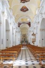 Chiesa di San Carlo al Corso interior, Noto, Noto Valley, Sicily, Italy