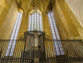 Interior photo, St Mary's Church in the old town of Stralsund, Mecklenburg-Western Pomerania,