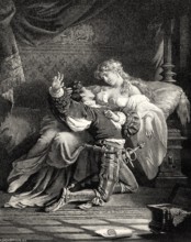 ACT V., SCENE VIII., Adelaide's Bedchamber, Scene from Götz von Berlichingen by Johann Wolfgang von