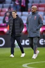 Coach coach Vincent Kompany FC Bayern Munich FCB and sports director Christoph Freund FC Bayern