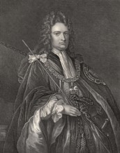 Robert Harley, 1st Earl of Oxford and Earl Mortimer, 1661-1724, a British politician and statesman