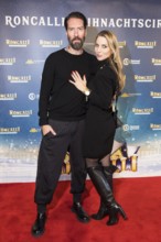 Alec Völkel with his woman Johanna Völkel at the premiere of the 20th Original Roncalli