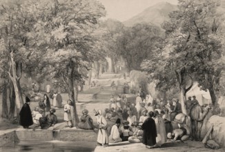 The Garden of Emperor Zahir ad-Din Muhammad Babur, Kabul, Afghanistan, First Anglo-Afghan War,