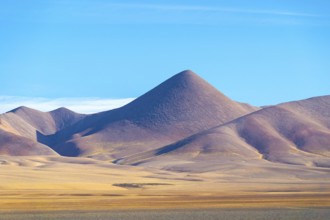 A tranquil landscape showcasing the serene beauty of La Puna in the Argentinian highlands,