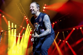 Michael Poulsen, singer and guitarist from Volbeat as part of the Greatest Of All Tours Worldwide