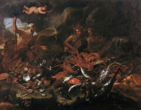 Luca Giordano (b. 18 October 1634, d. 3 January 1705), called Fa Presto, Italian painter and etcher